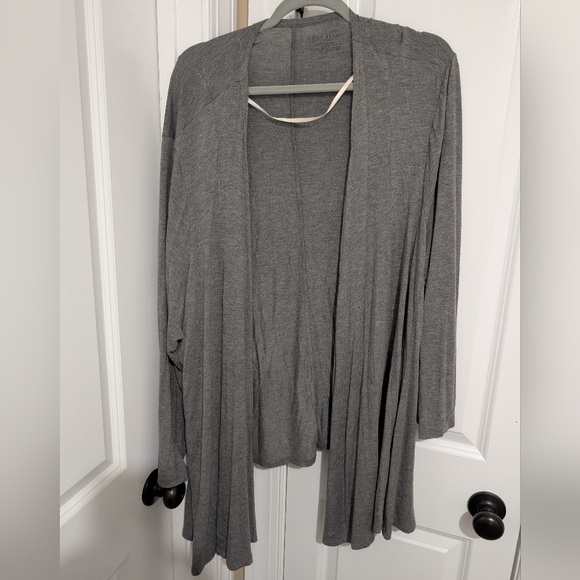 Lane Bryant Charcoal Open Front Cardigan - Picture 1 of 2